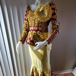 Costumed made African dress